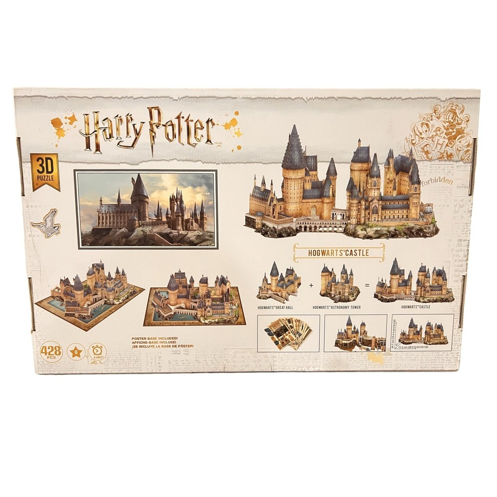 4D Cityscape Harry Potter Hogwarts Castle 3D Puzzle 428 Pieces 2020 Games 100